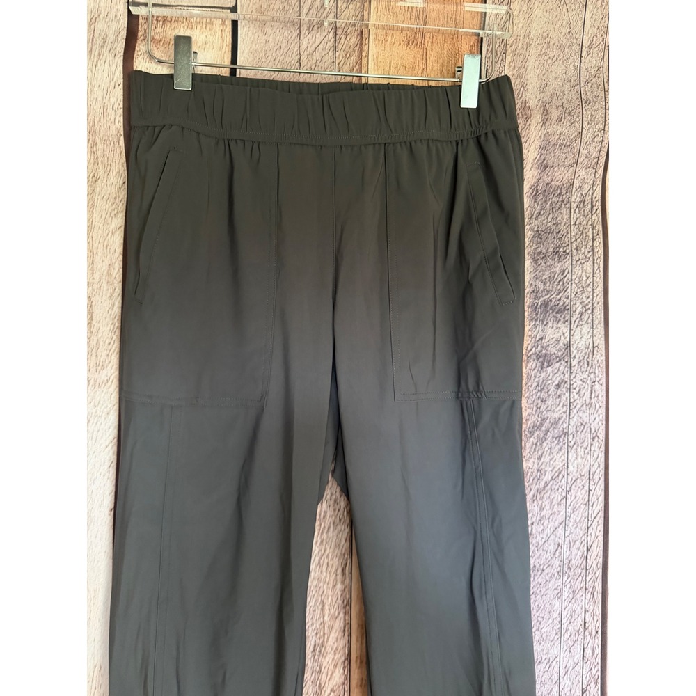 Elliott Lauren Jogger Pants Brown Plum Undertone Utility Casual Stretch Size 8 - Picture 3 of 8